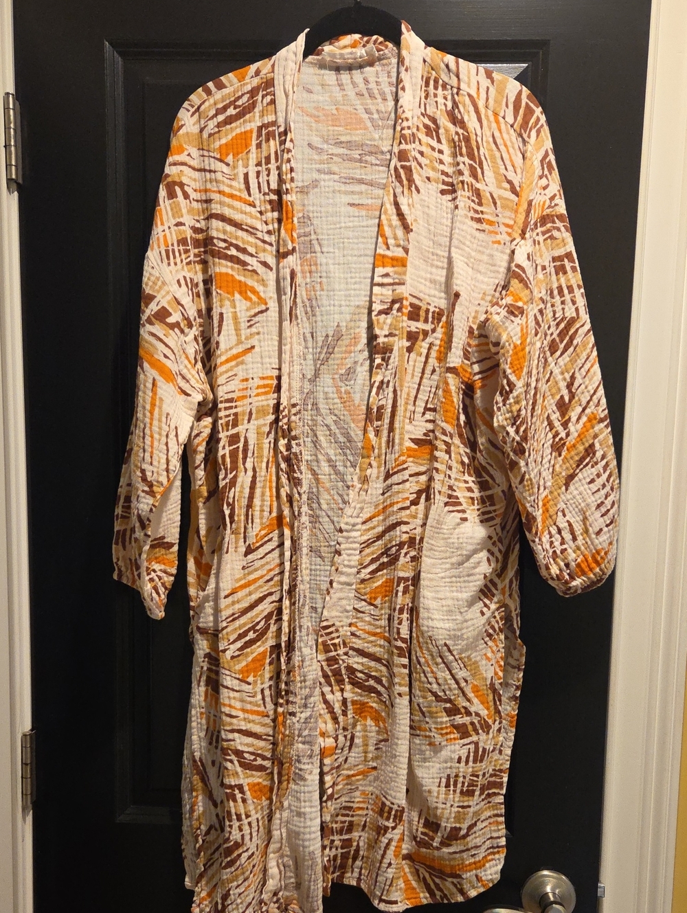 Lush Abstract Open Kimono Size Small